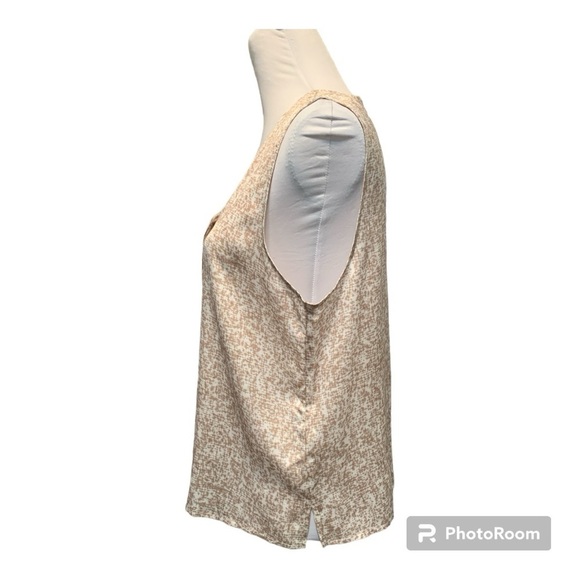 Eileen Fisher Prism Silk Organic Cotton V Neck Top Size M NWT - Picture 3 of 8